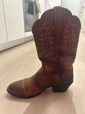 Ariat Brown Western Heeled Cowboy Boots